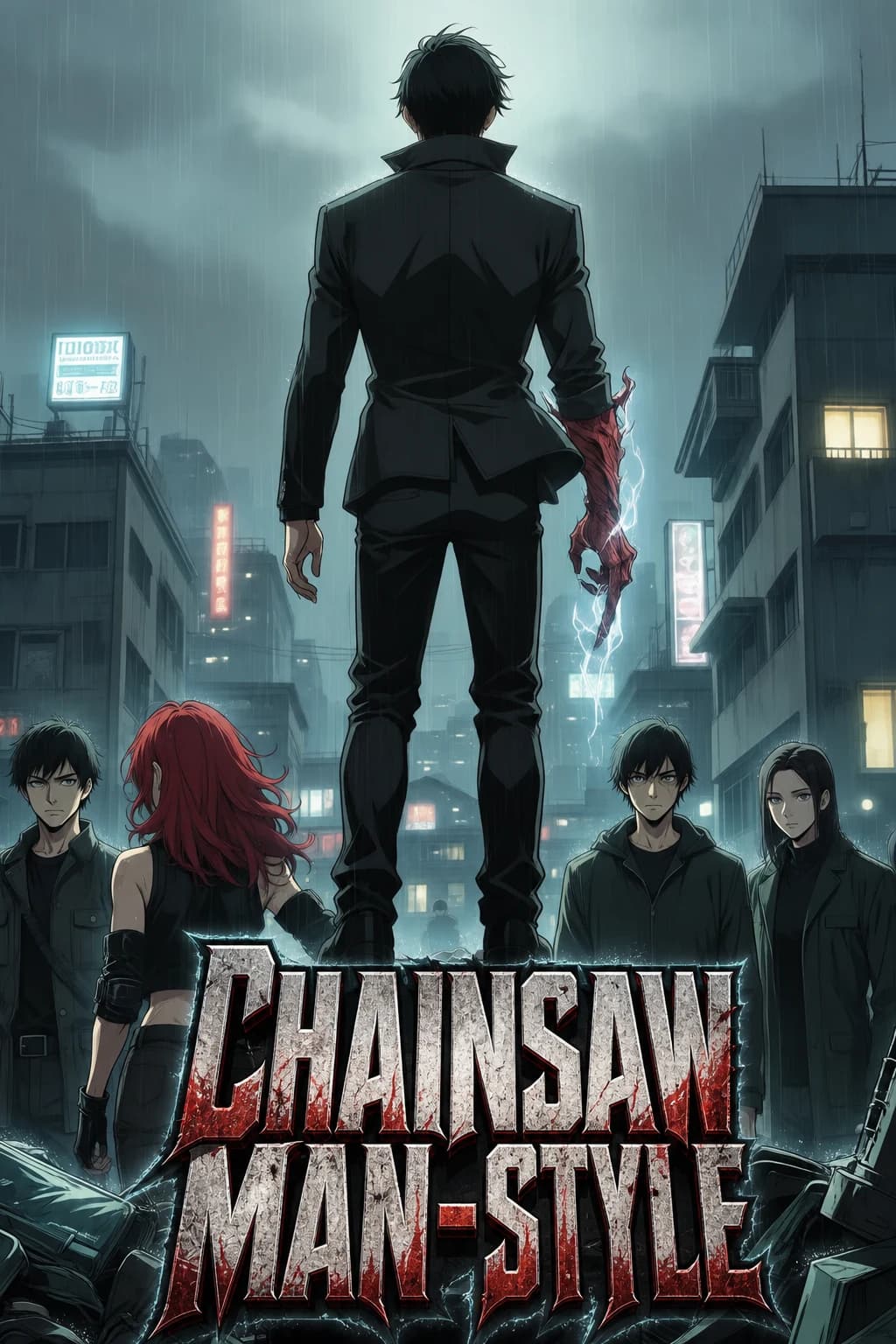 Chainsaw Man-style