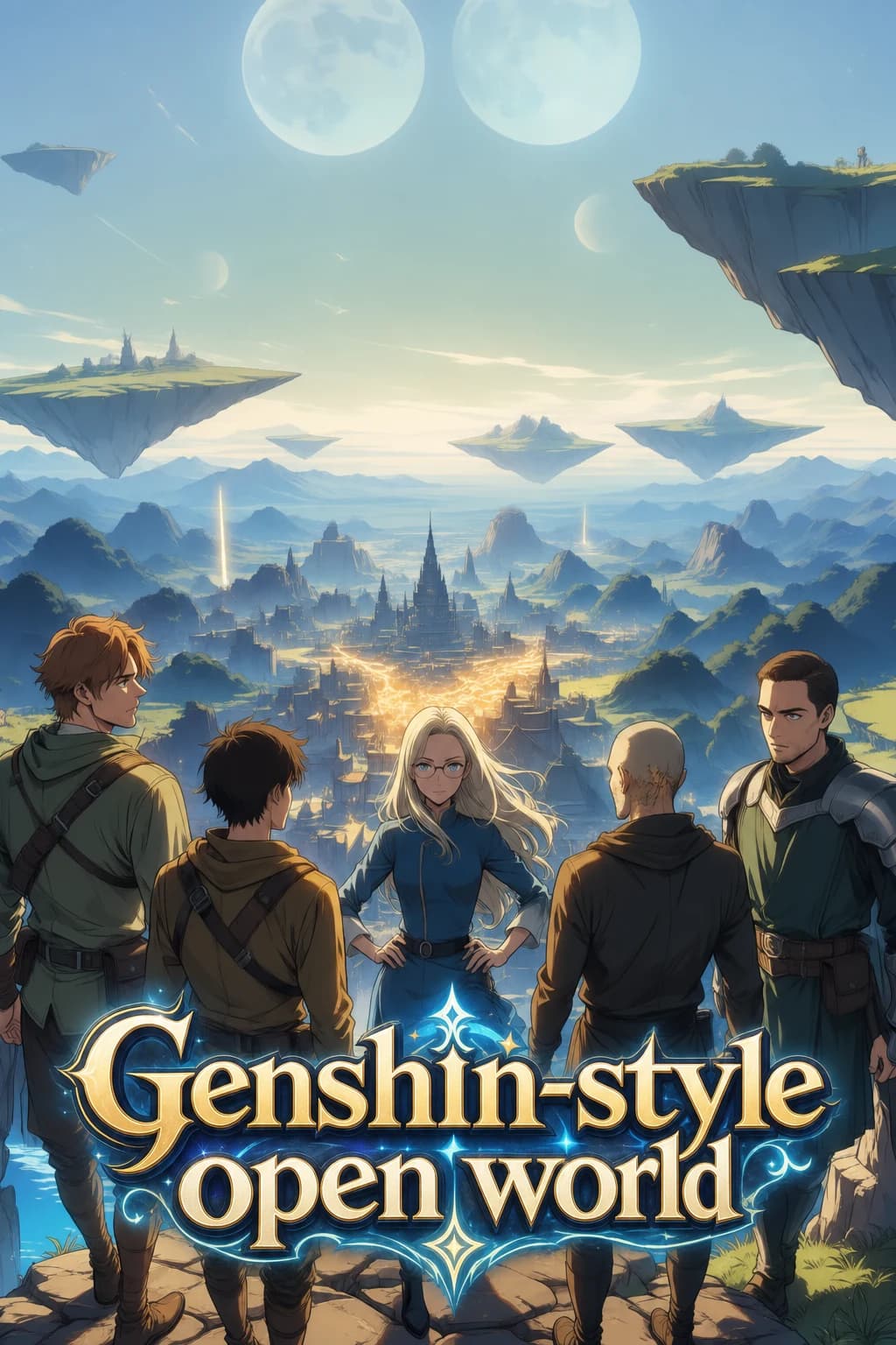 Genshin-style open world