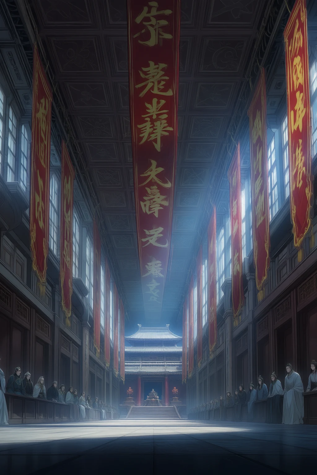 A side chamber of the Grand Ceremony Hall, just before the