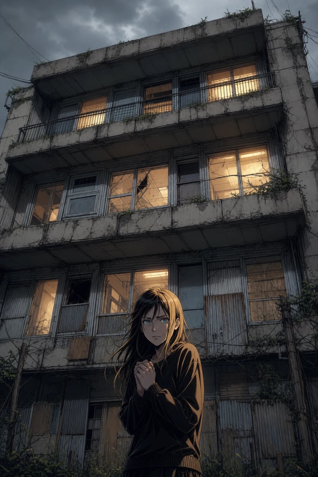 The main lobby of your apartment building. It's clean and