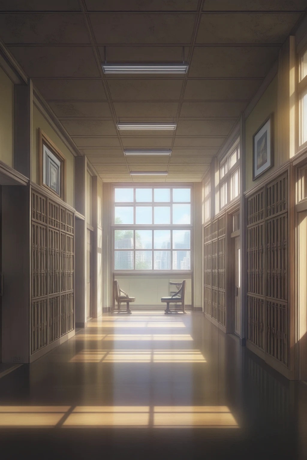Class 3-A, just after the final bell. Most students have