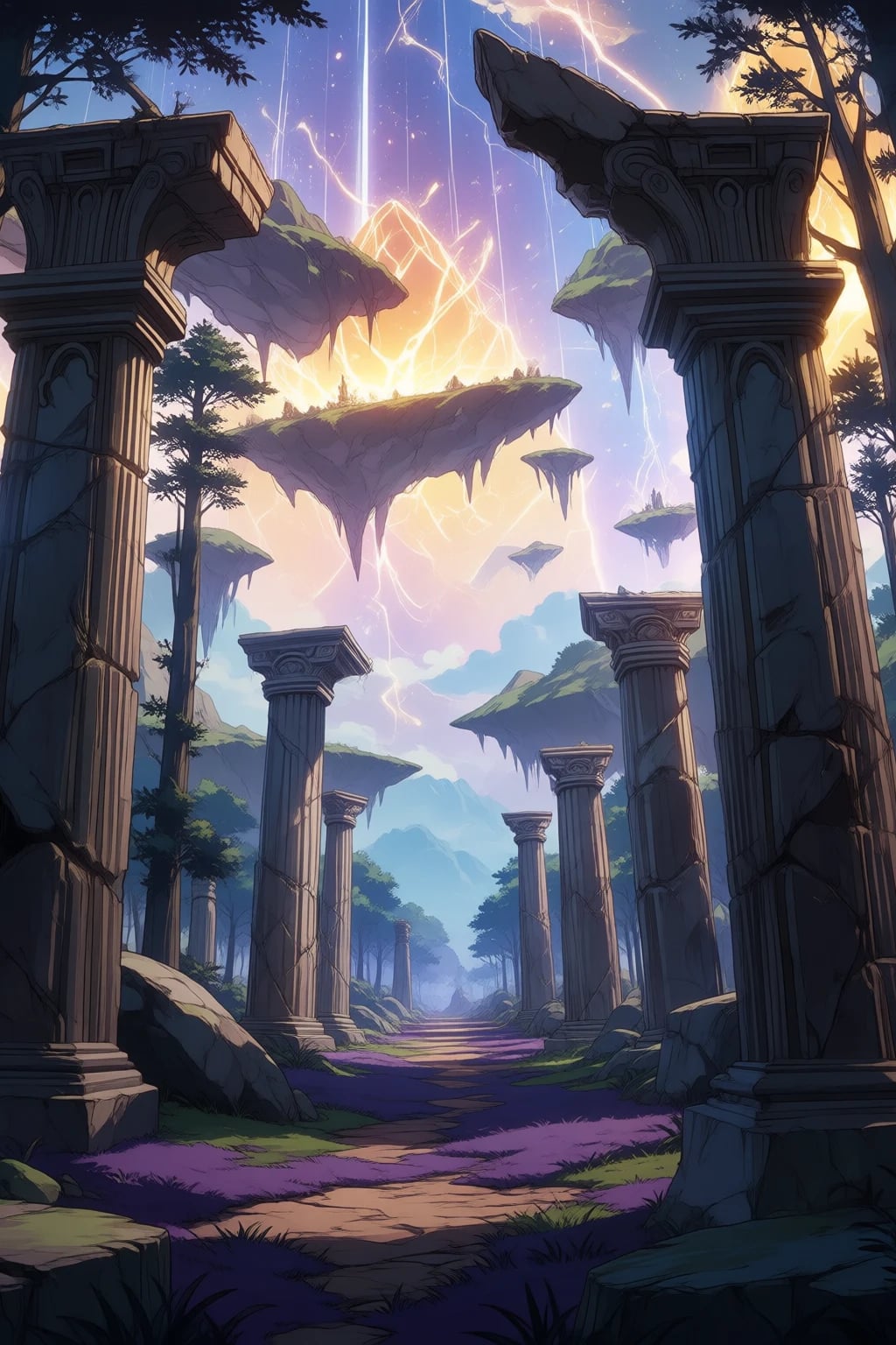 Starfall Glade, the first shrine in the nation of Aethel.