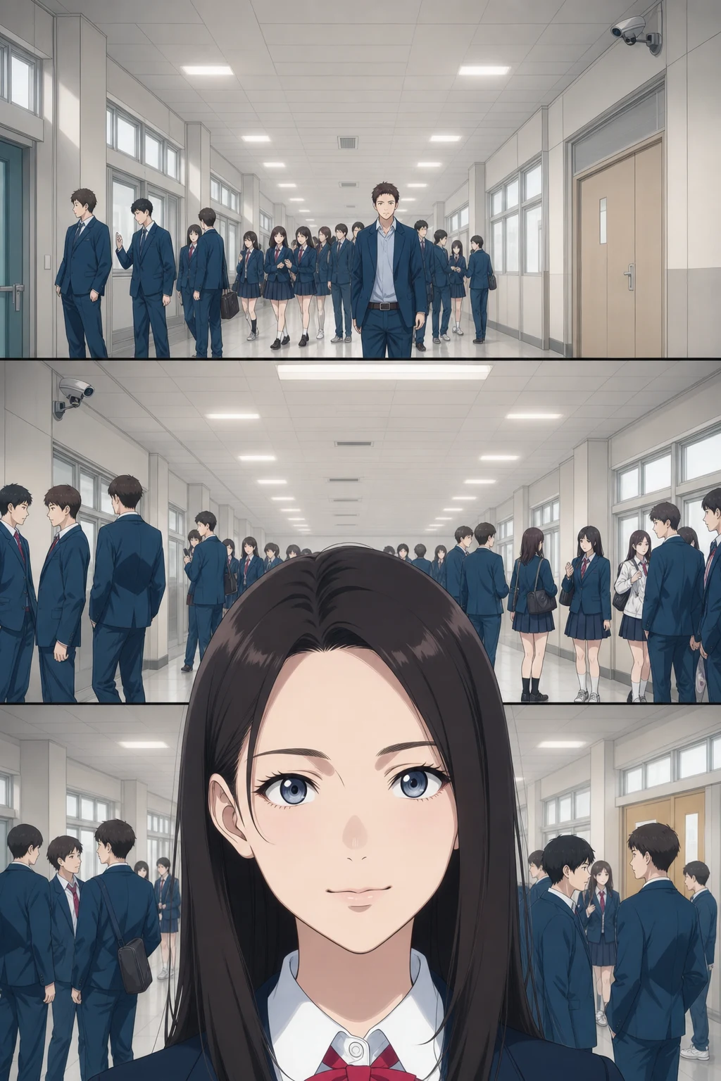 Yongtan High School main office. You are getting your