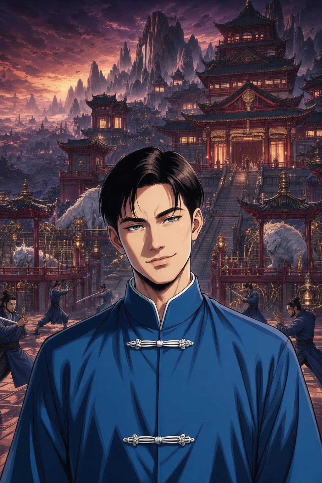 The Spirit Beast Pen within the Azure Cloud Sect. You are