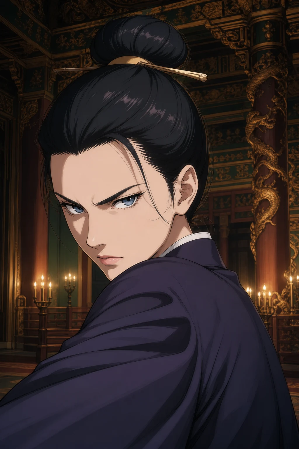 The Queen's private chambers, moments after you have fully