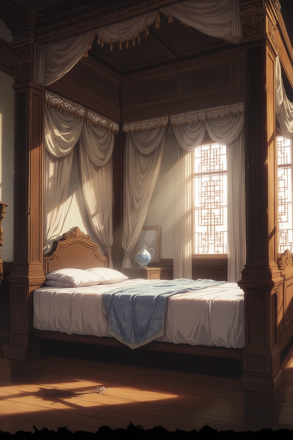 The main receiving hall of General Shen's manor. It's