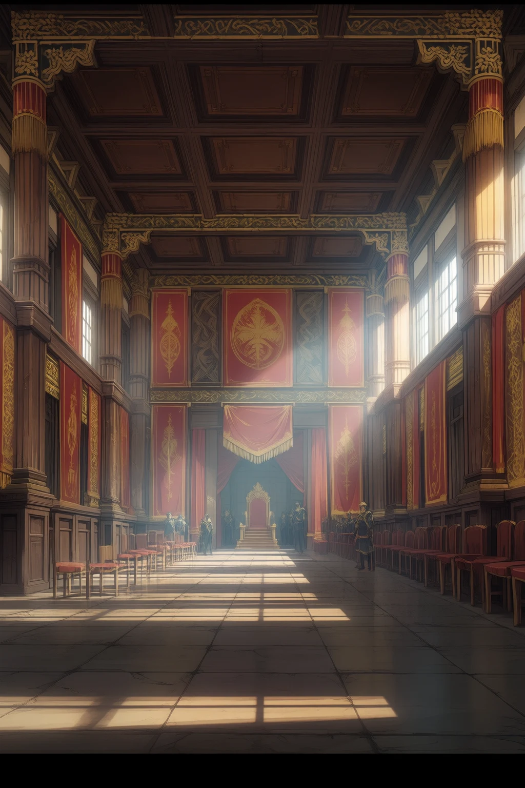 The main audience hall of your palace. The seat of your