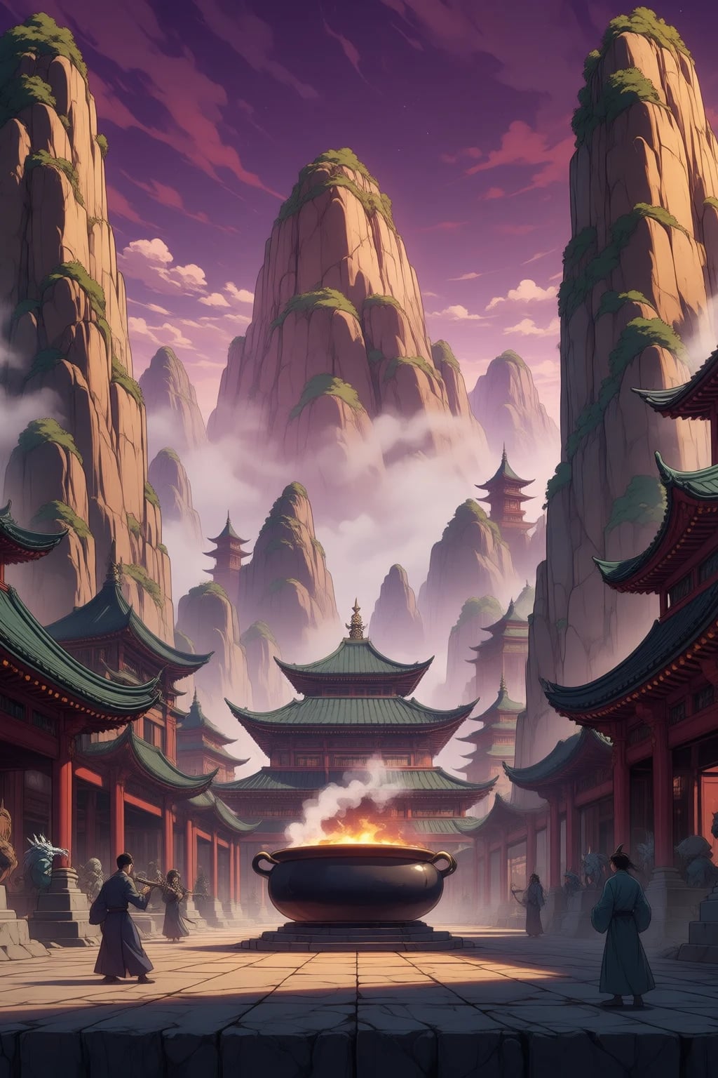 The Spirit Beast Pen within the Azure Cloud Sect. You are