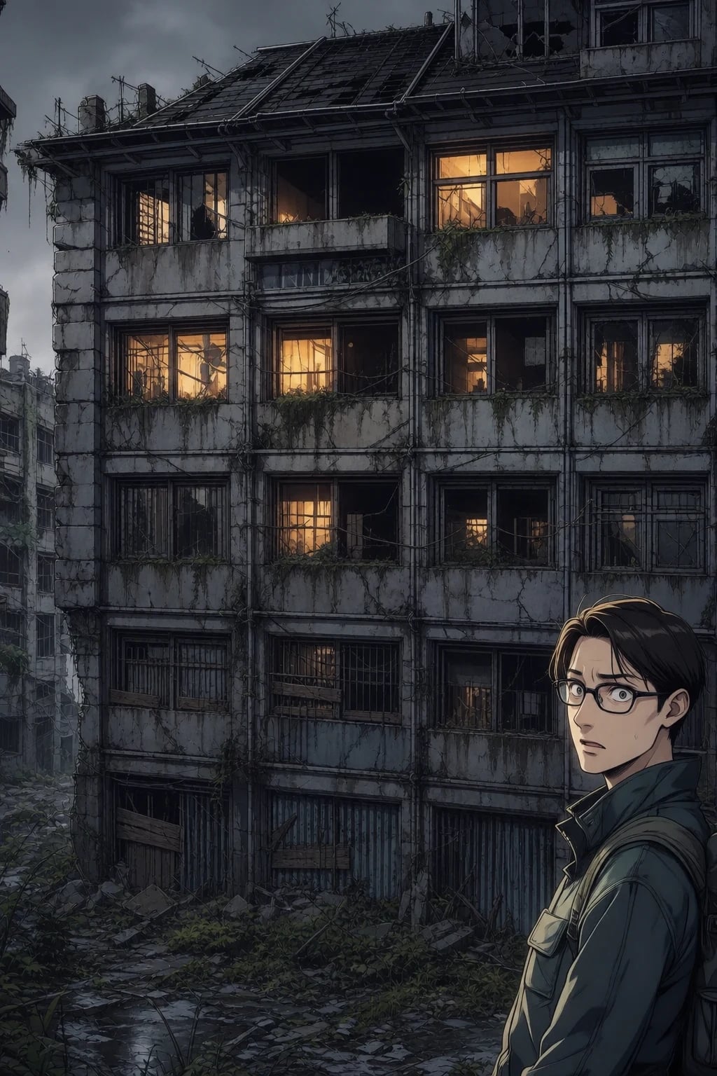 The main lobby of your apartment building. It's clean and