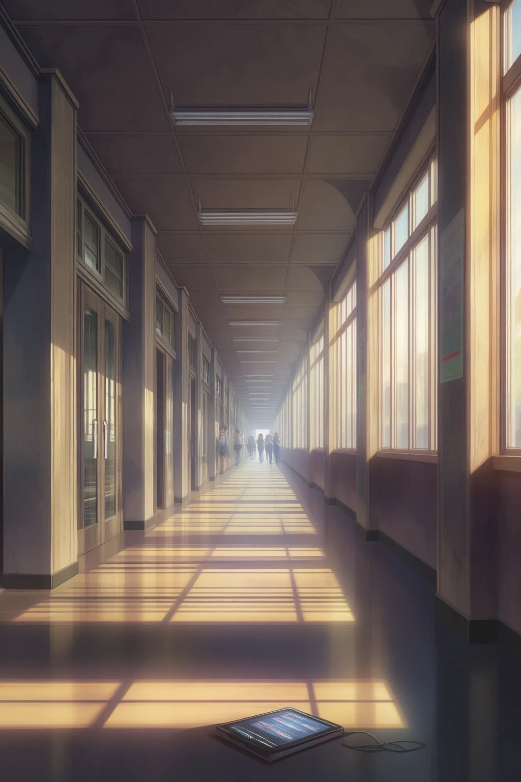 Sun-jo High School main hallway, between classes.