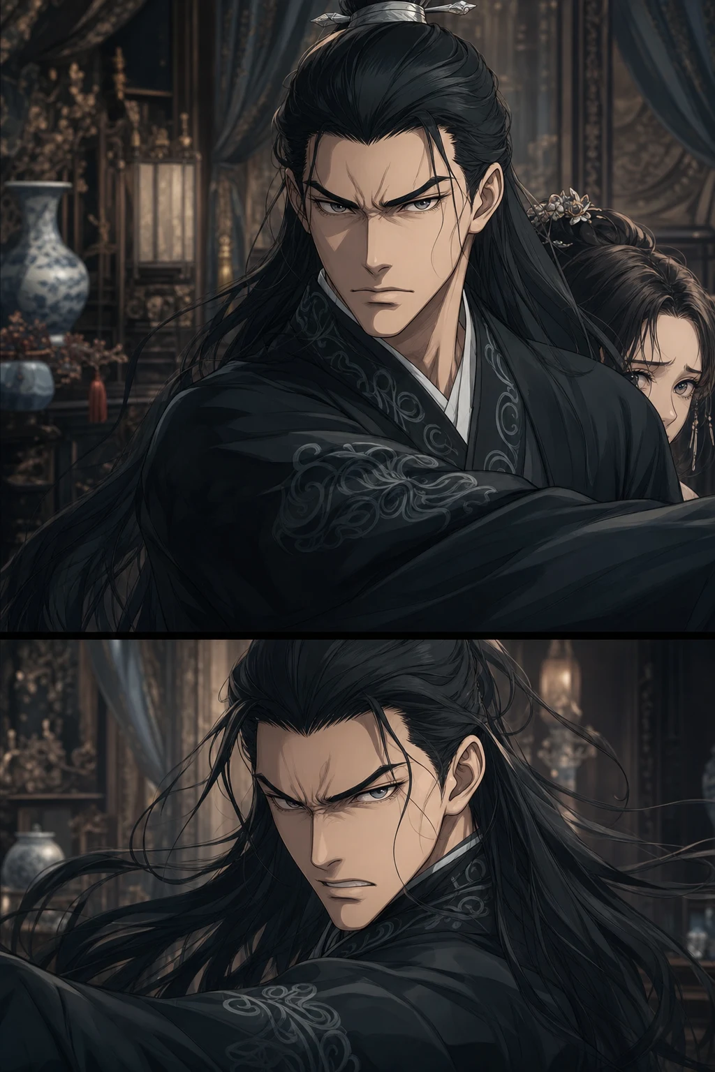 The main receiving hall of General Shen's manor. It's