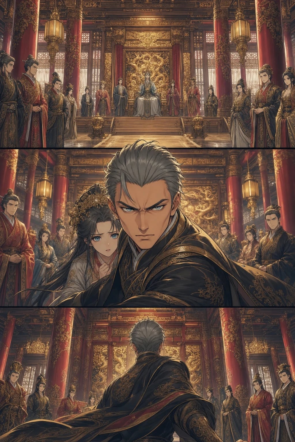 A side chamber near the Emperor's private rooms. It is
