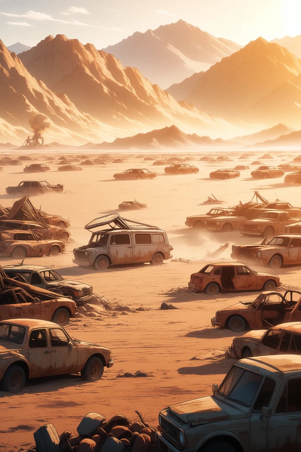 The 'Rust Pile' scrapyard. It is a supposed safe zone run
