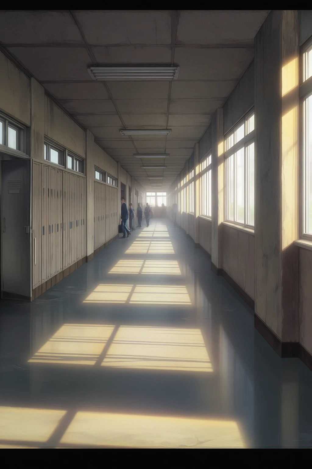 Byeongmun High School, Main Hallway, between second and