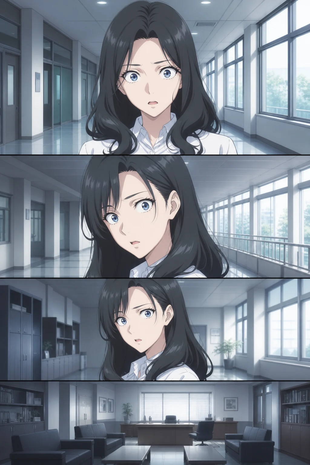 The faculty office at Seonyoung High School. It is your