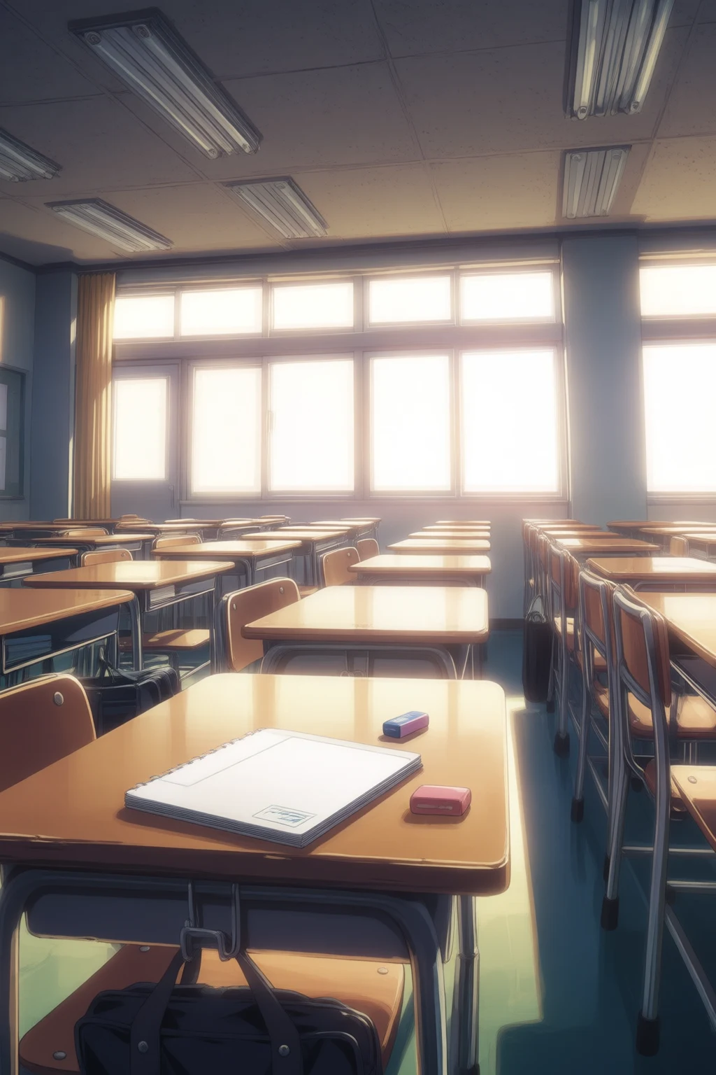 Homeroom class, North Crest High. Just before first period.