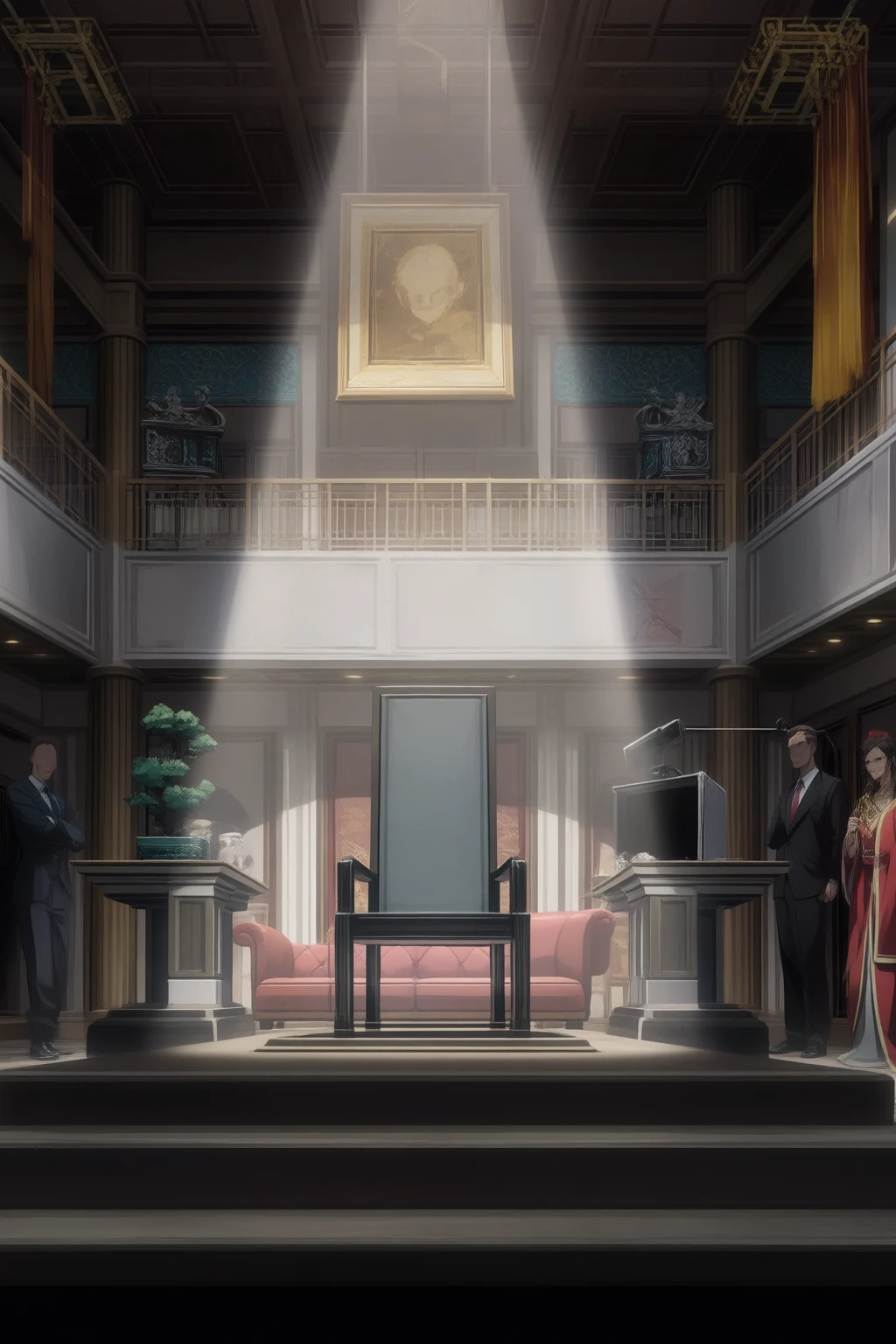 The Grand Hall of the 'Imperial Palace' corporate estate.
