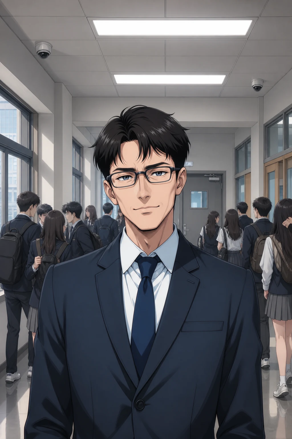 Yongtan High School main office. You are getting your