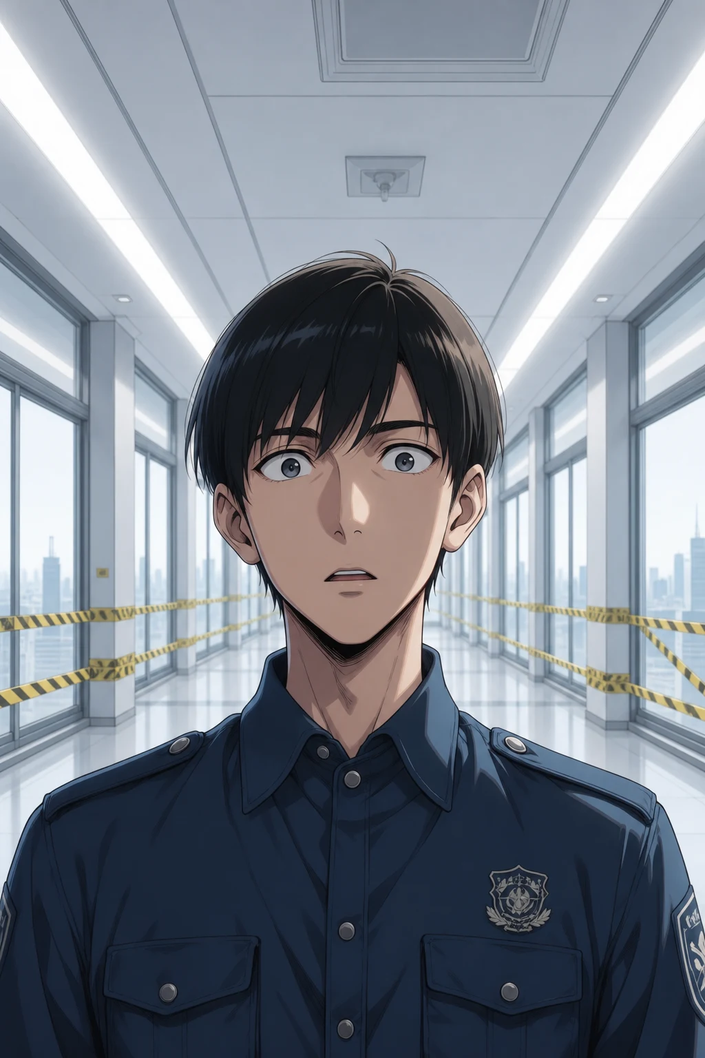 Apartment 1407, inside the quarantined building.