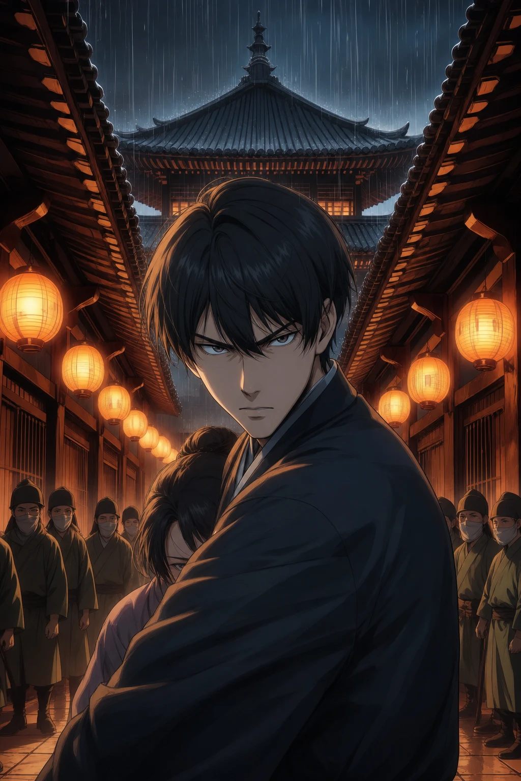 A secluded hallway outside the Crown Prince's quarters. The