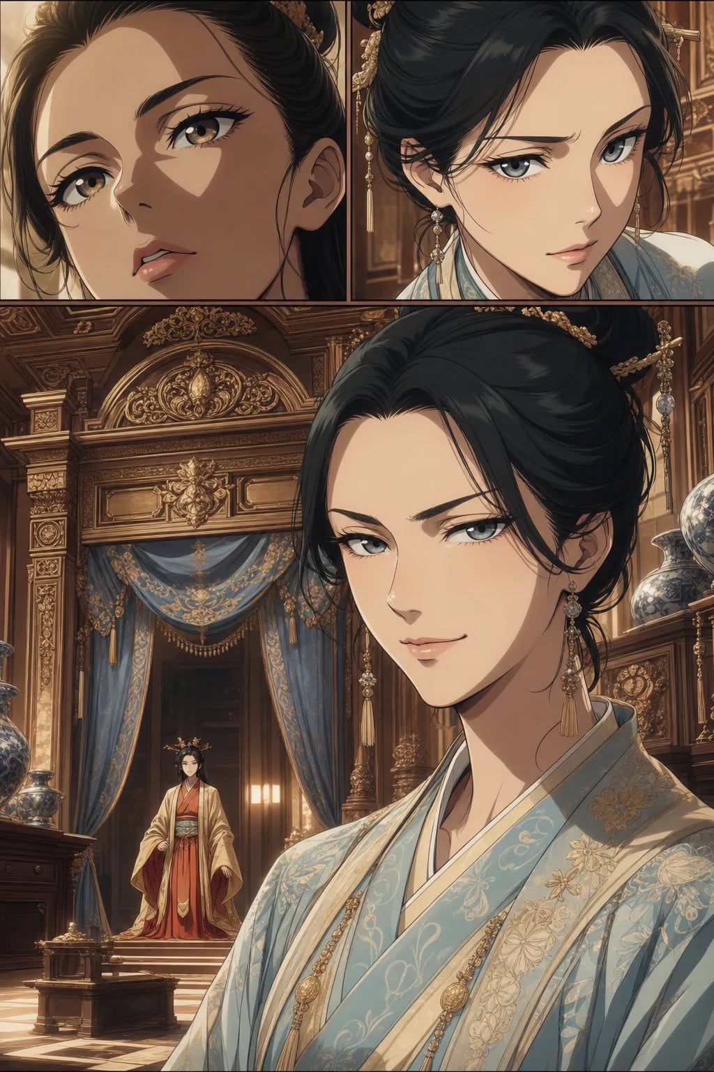 The main receiving hall of General Shen's manor. It's