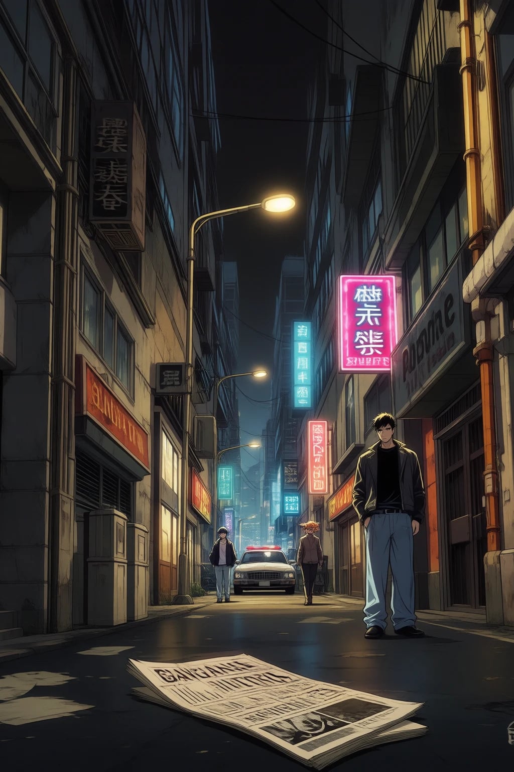 A private room in a loud karaoke bar. The air smells of