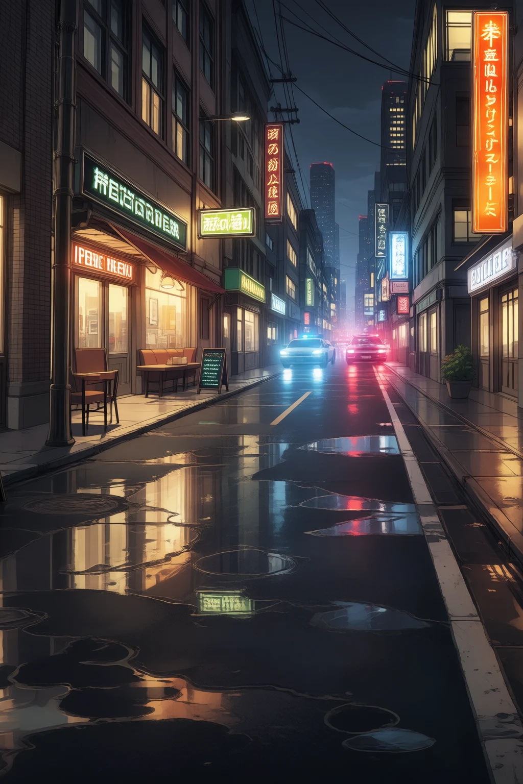Inside the 'Morning Sun' diner. Late at night. The smell of