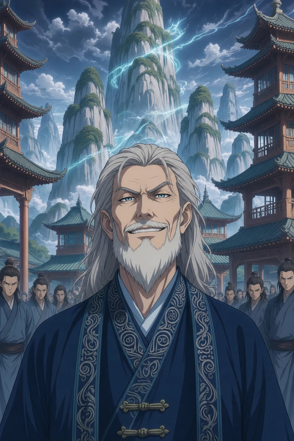 The Sect's Assignment Hall, a bustling pavilion where